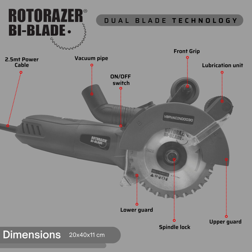 Rotorazer circular online saw