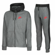 (XL) Nike Air Fleece NSW Mens Full Tracksuit Grey
