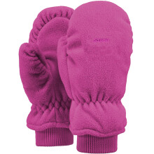 (4-6 Yrs, Fuchsia) Barts Kids Childrens Soft Fleece Elasticated Cuff Warm Winter Mittens