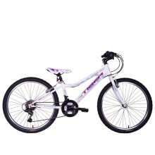 Tiger Angel 24-Inch Mountain Bike - 18-Speed Shimano Revo-Shift, Hi-Ten Steel, 24" Alloy Rims, White-Pink or White-Purple finish