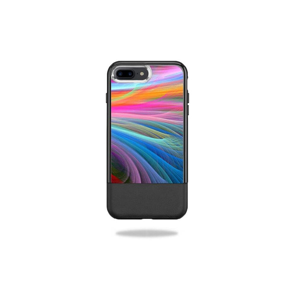 MightySkins OTSTIP7PL-Rainbow Waves Skin for Otterbox Statement iPhone 7 Plus & 7S Plus Case Wrap Cover Sticker - Rainbow Waves-image-OPC-PB27MN5-NEW