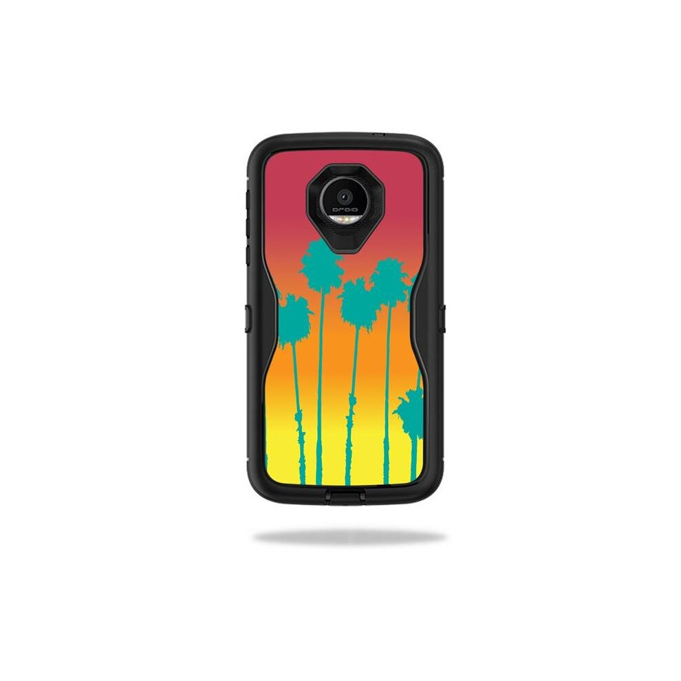 MightySkins OTDMOTOZF-Sherbet Palms Skin for Otterbox Defender Moto Z Force Case Wrap Cover Sticker - Sherbet Palms-image-OPC-PB27PDK-NEW