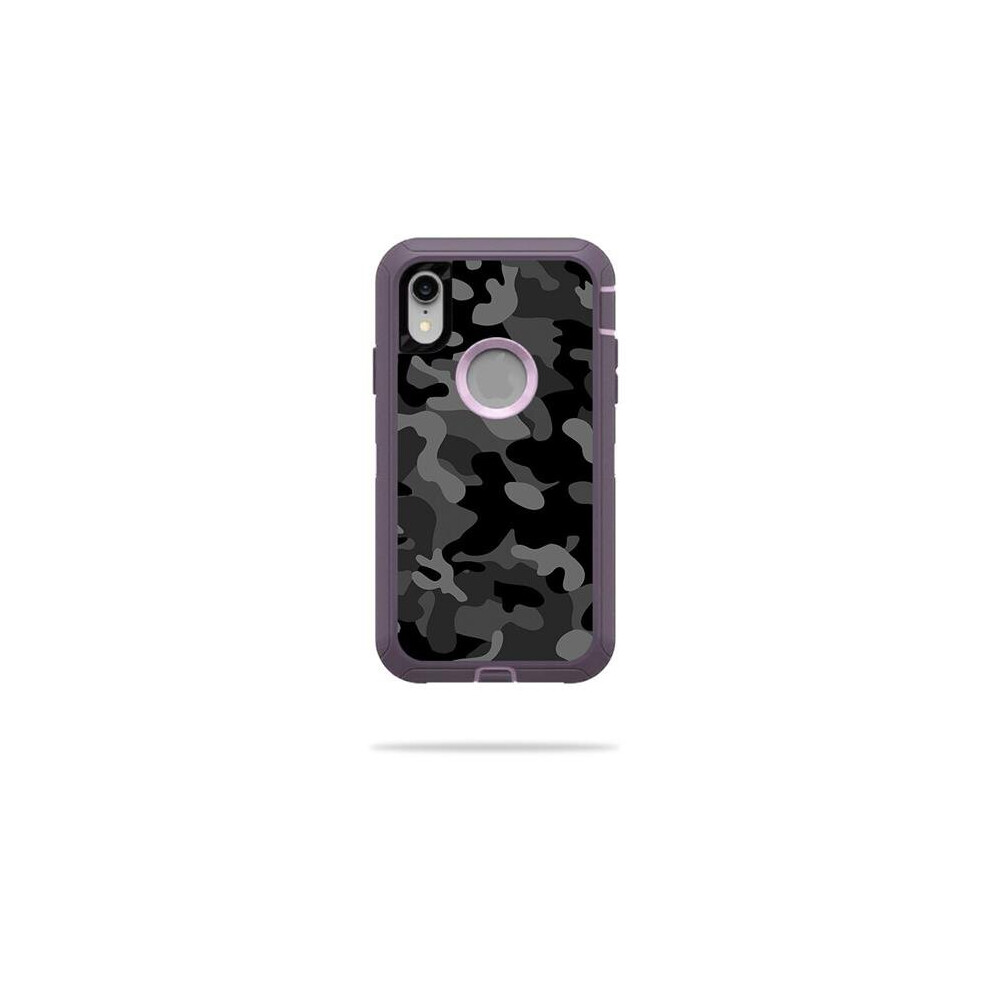 MightySkins OTDIPXR-Black Camo Skin for Otterbox Defender iPhone XR Case - Black Camo-image-OPC-PB27QGV-NEW
