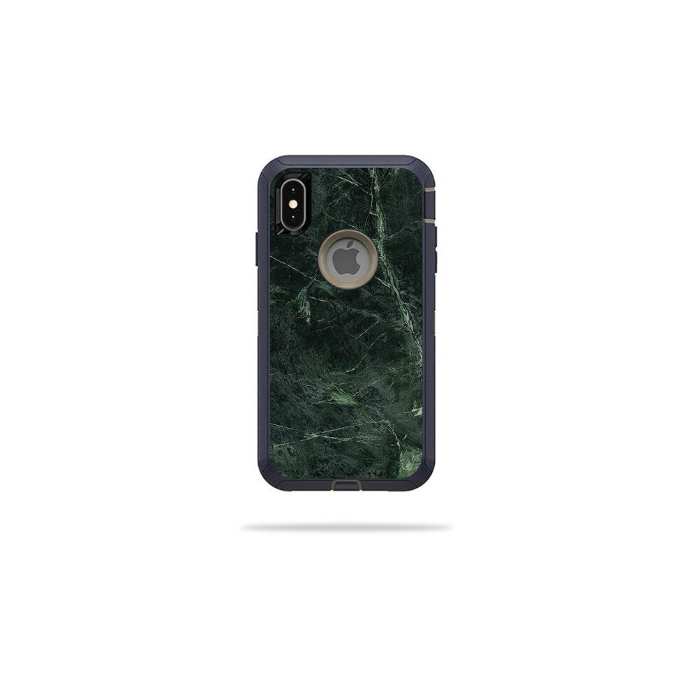 MightySkins OTDIPXSM-Green Marble Skin for Otterbox Defender iPhone XS Max - Green Marble-image-OPC-PB27RHT-NEW