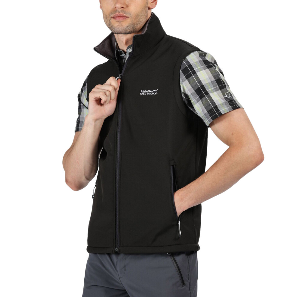 Regatta Men's Bradwell Iii Softshell Gilet - Black Extra Large - Image 7