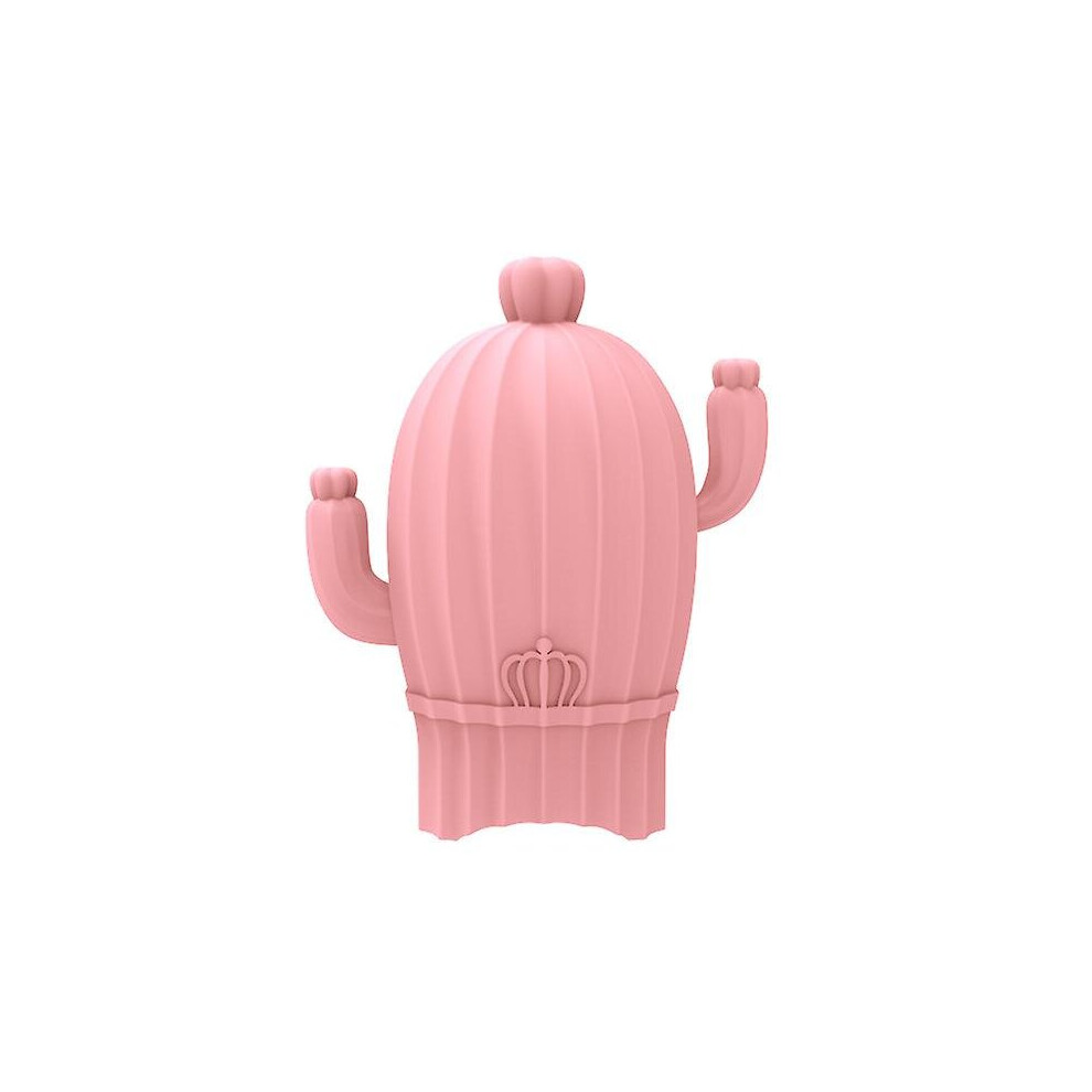 (Pink) Hot Water Bottle Silicone Hand Warmer Reusable Warm Cool Dual Use Water Bag
