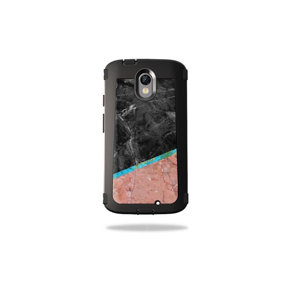 Mightyskins Otdmodtur2-Cut Marble Skin For Otterbox Defender Motorola Droid Turbo 2 Case Wrap Cover Sticker - Cut Marble 723641629347