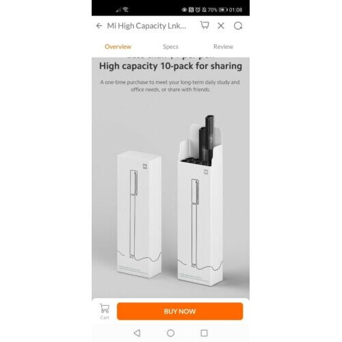 Xiaomi Mi High-capacity Gel Pen (10-Pack) 29562 2