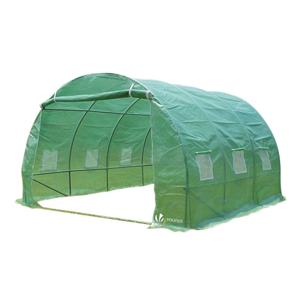 VOUNOT 3x3x2m 9mÂ² Polytunnel Greenhouse Gardening Walk In Tent