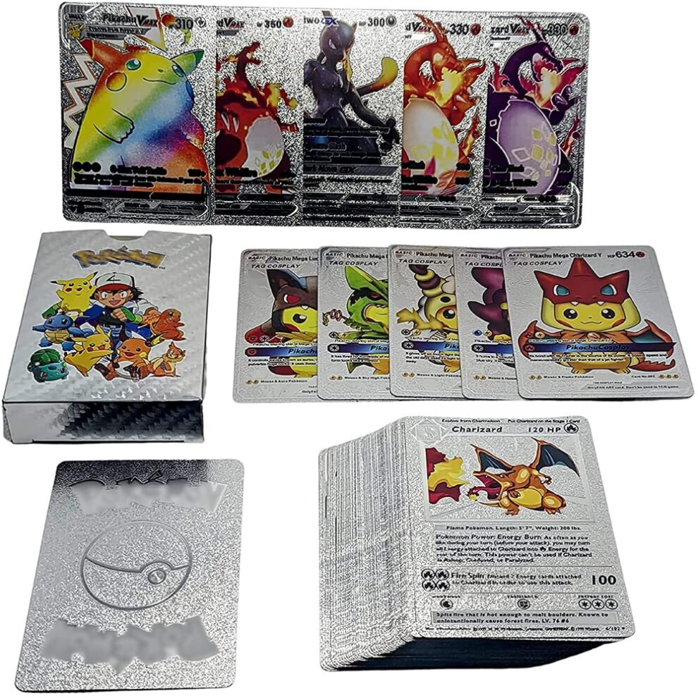 MakeCool - (Black Gold Card) Pokemon Cards TCG GX Bundle ULTR RARE Shiny  Trading Cards Toys Collection Trading Card Playing Game Christmas Birthday  Gifts for Kids 55PCS Set