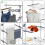 VOUNOT Clothes Drying Rack, Rolling 3-Tier Laundry Hanger 7