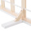 (No Mattress) White 4ft6 Double Wooden Bed Frame 9