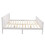 (No Mattress) White 4ft6 Double Wooden Bed Frame 7