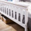 (No Mattress) White 4ft6 Double Wooden Bed Frame 5