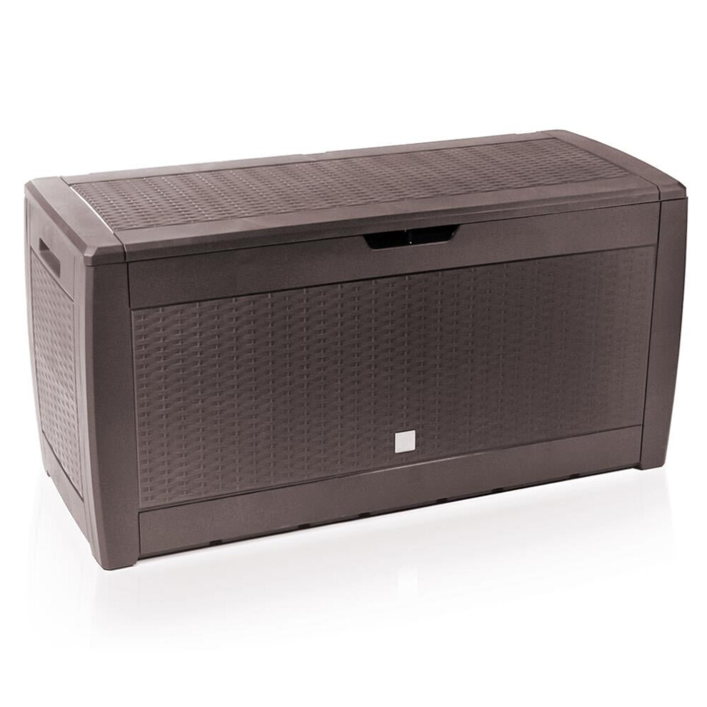 Vounot Outdoor Garden Storage Box, 310L Brown