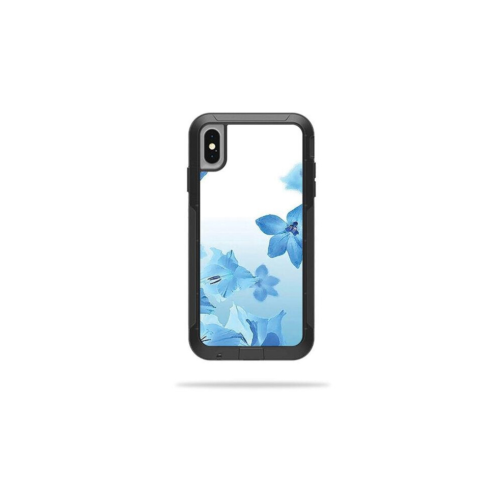 MightySkins OTPIPXSM-Blue Flowers Skin for Otterbox Pursuit iPhone XS Max Case - Blue Flowers-image-OPC-PB27R5V-NEW