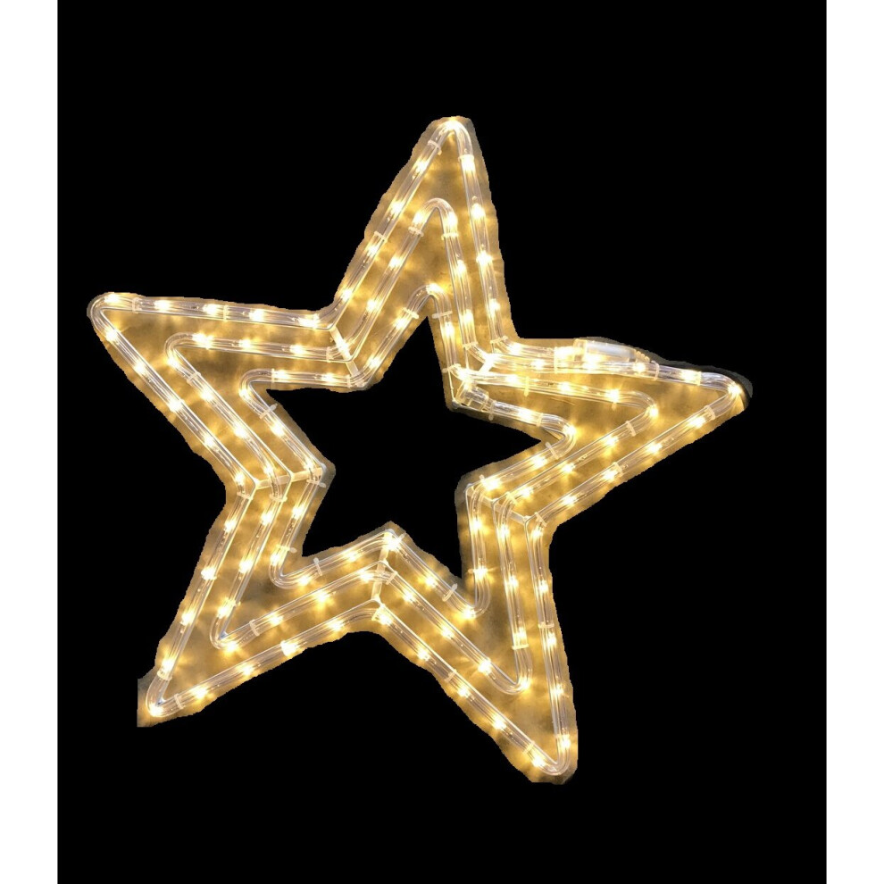 CHRISTMAS ROPE LIGHT TRIPLE STAR OUTDOOR LED SILHOUETTE