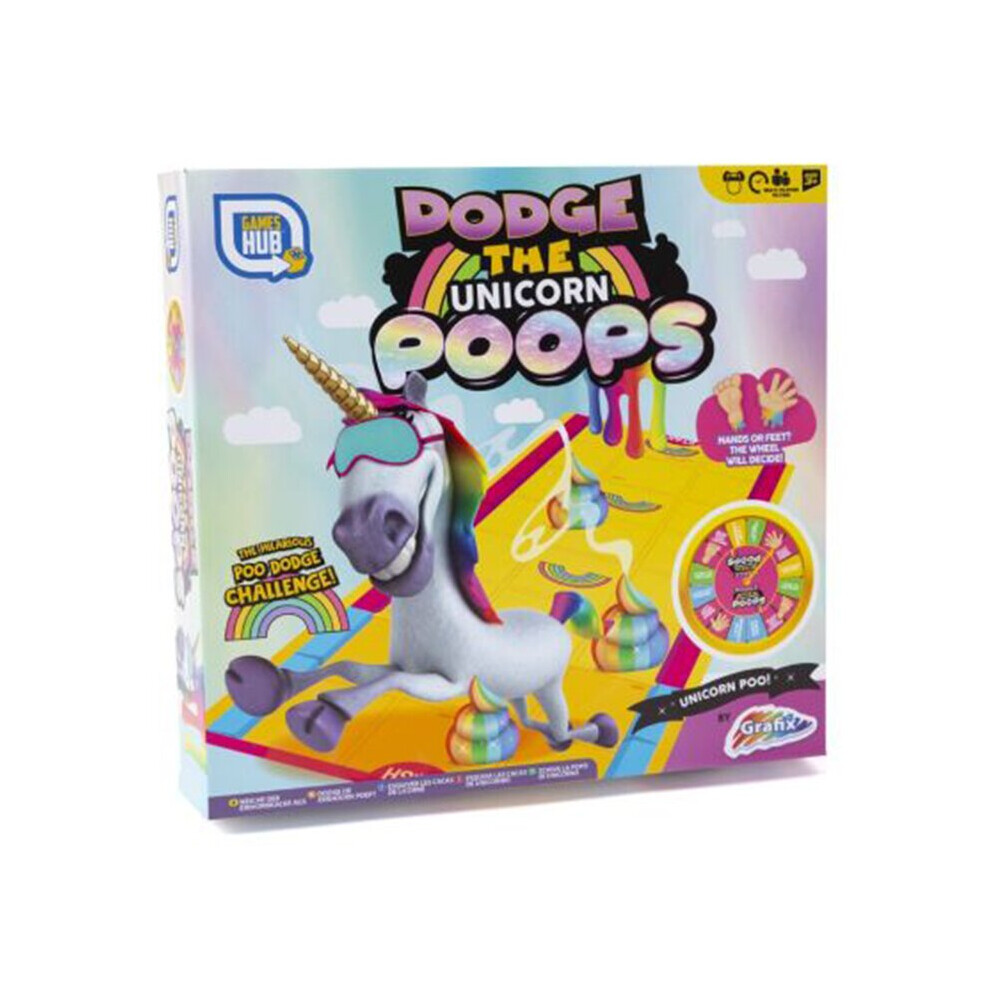 Dodge The Unicorn Poop Family Fun Indoors/outdoors Don't step in it!