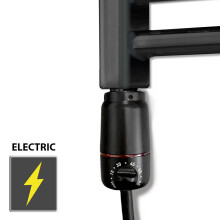 (Black, 900W) GT Thermostatic Electric Element for Towel Radiator