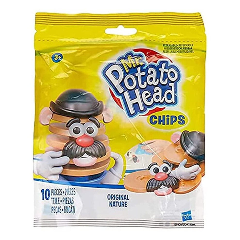 Mr Potato Head Chips 10-Piece Buildable Bag Figures - Original Nature