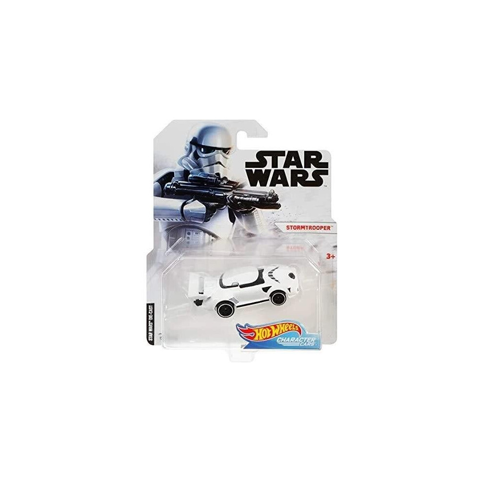 Star Wars Hot Wheels The Mandalorian - Storm Trooper Character Car 1:64 Diecast