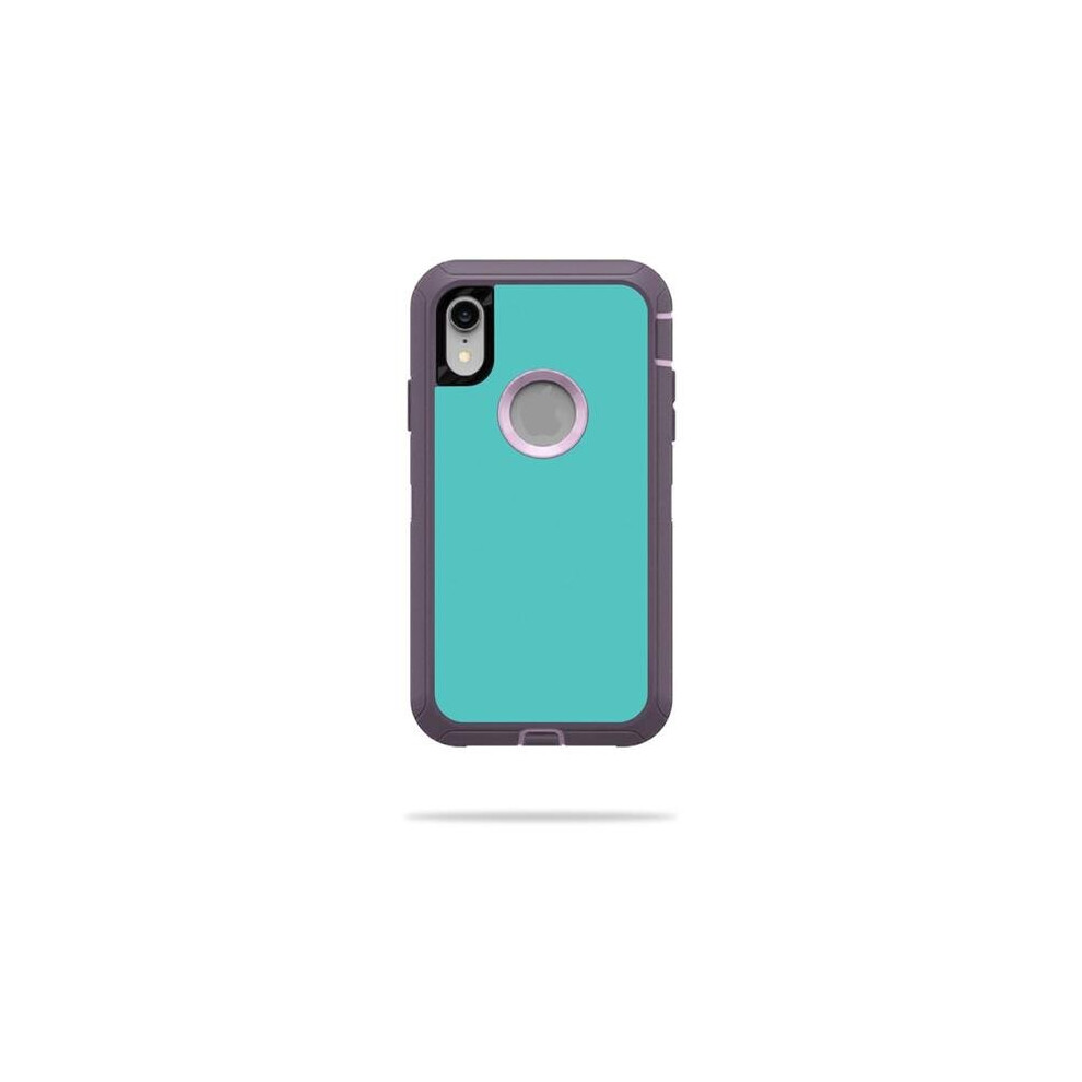 MightySkins OTDIPXR-Solid Turquoise Skin for Otterbox Defender iPhone XR Case - Solid Turquoise-image-OPC-PB28C8H-NEW