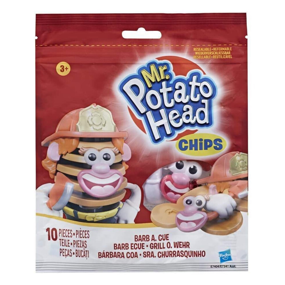 Mr Potato Head Chips 10-Piece Buildable Bag Figures - Barb A. Cue