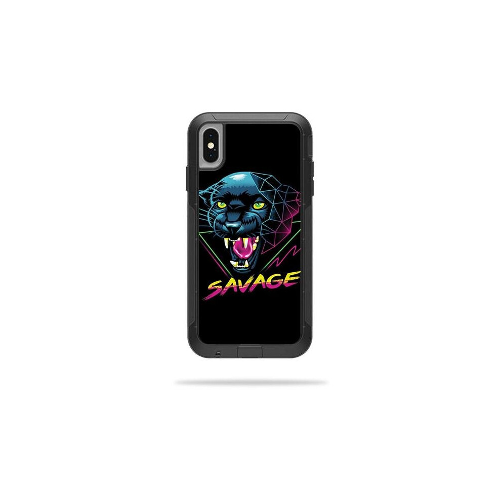 MightySkins OTPIPXSM-Savage Panther Skin for Otterbox Pursuit iPhone XS Max Case - Savage Panther-image-OPC-PB28CD9-NEW
