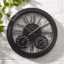 Smart Garden Exeter Black 15" Wall Clock