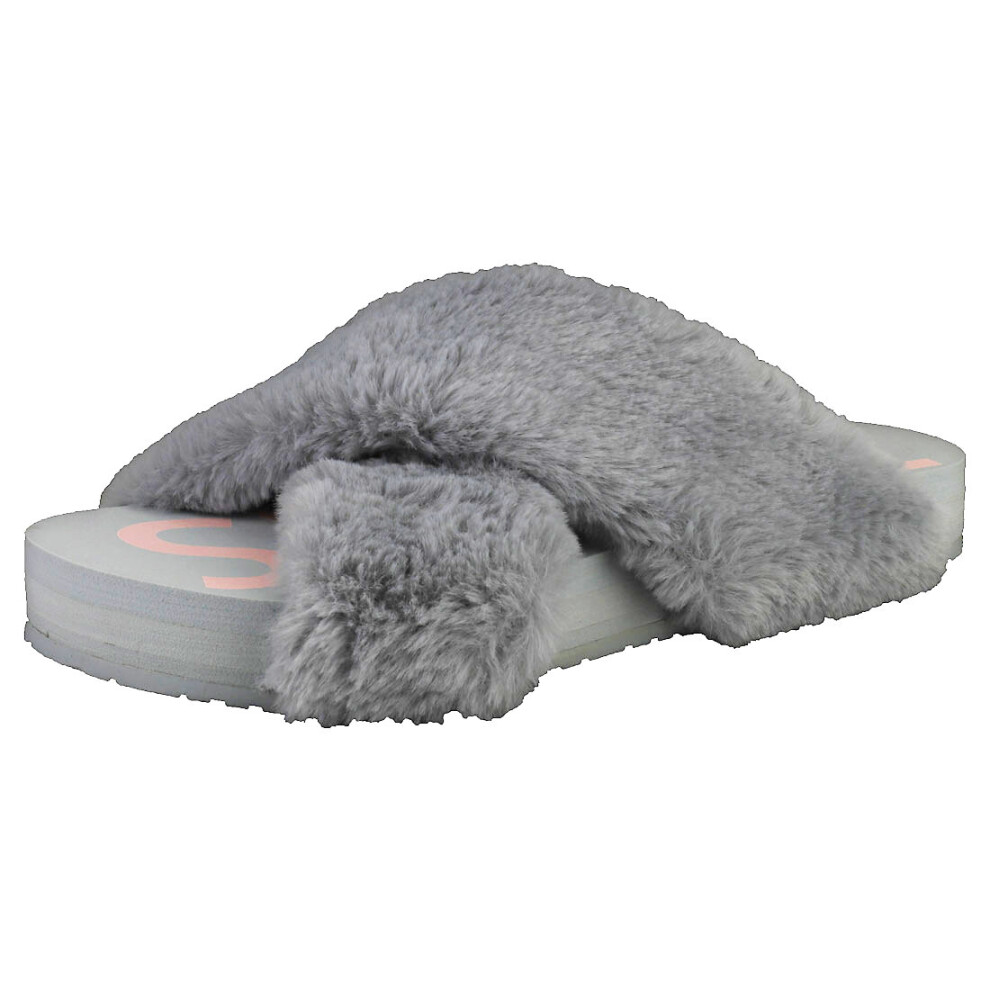 Toms Susie Eva Womens Slippers Shoes in Grey - 6 UK