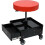 YATO YT-08795, adjustable workshop seat with drawers, on swivel wheels soft seat 3
