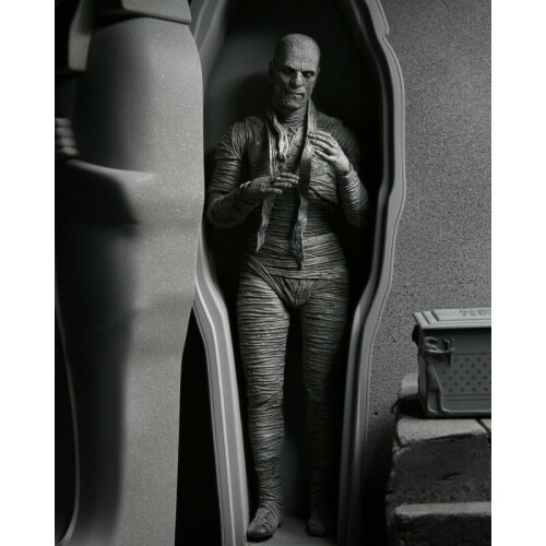 NECA Universal Monsters - 7'' Scale Action Figure - Ultimate Mummy (Black & White) 2