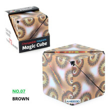 (Brown) 72 shapes Magnet Fidget 3D Magic Cube