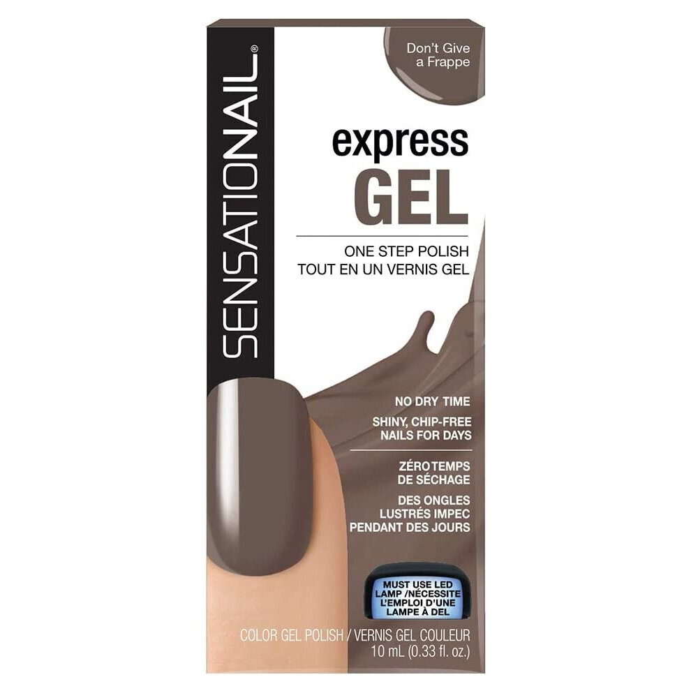 Sensationail Express Gel, One Step Polish, Don't Give A Frappe, 10ml