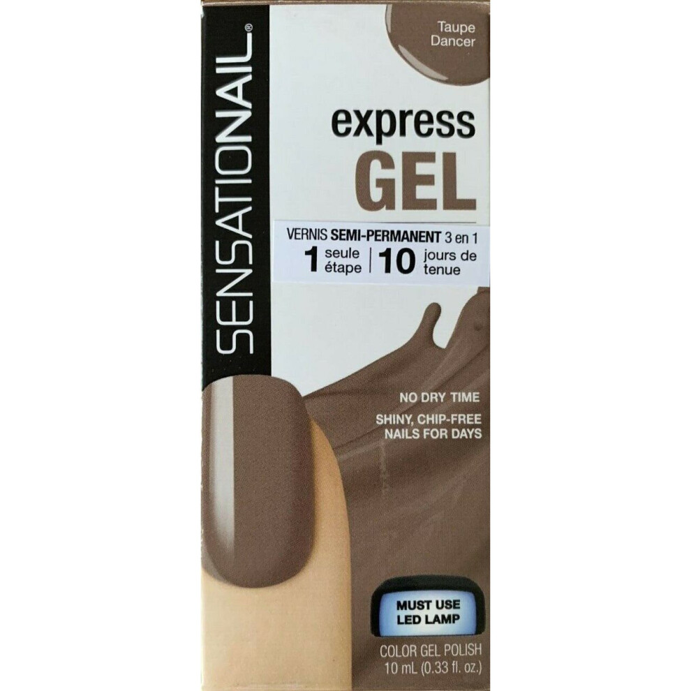 SensatioNail Express Gel, Taupe Dancer, 10ml