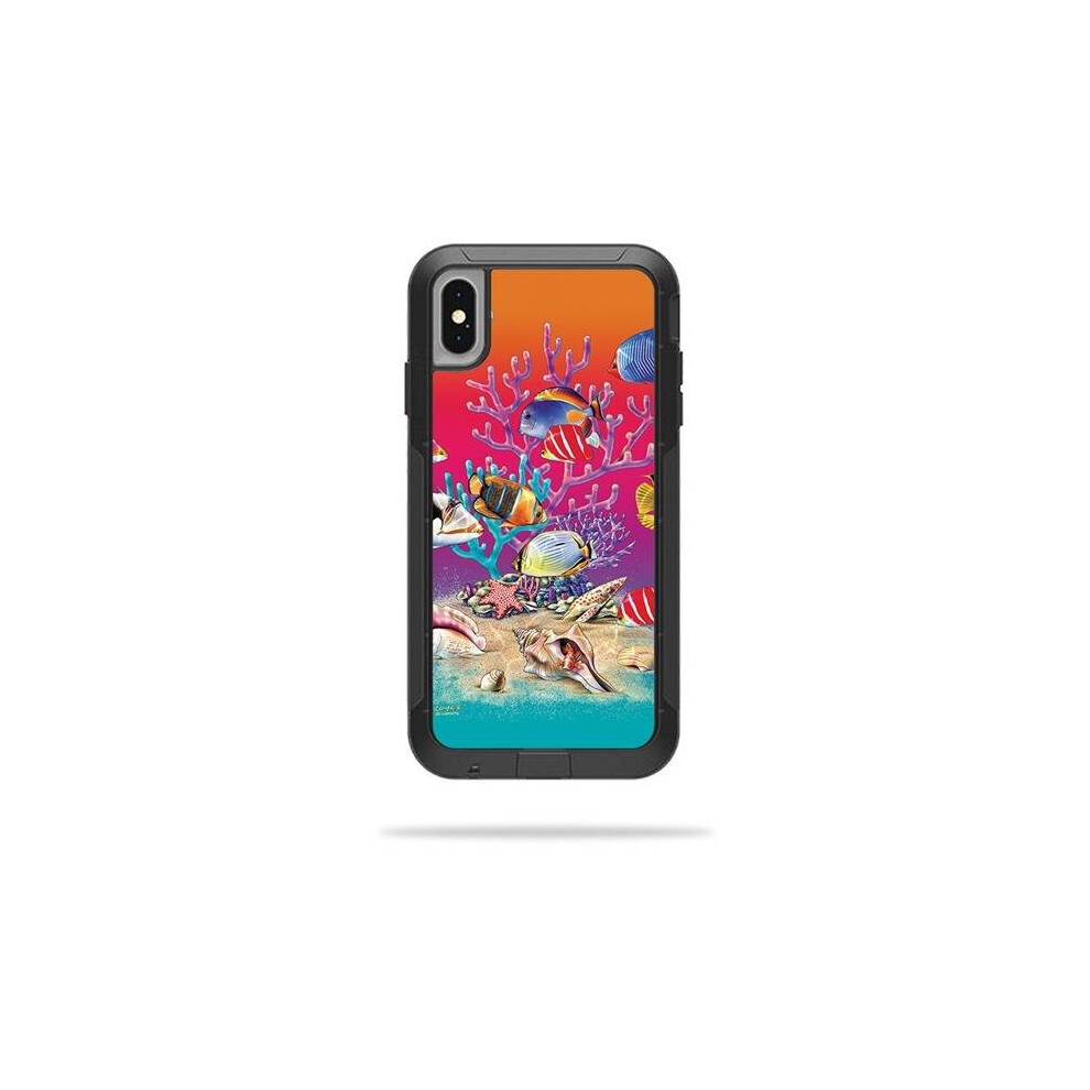MightySkins OTPIPXSM-Coral Garden Skin for Otterbox Pursuit iPhone XS Max Case - Coral Garden-image-OPC-PB28H7R-NEW