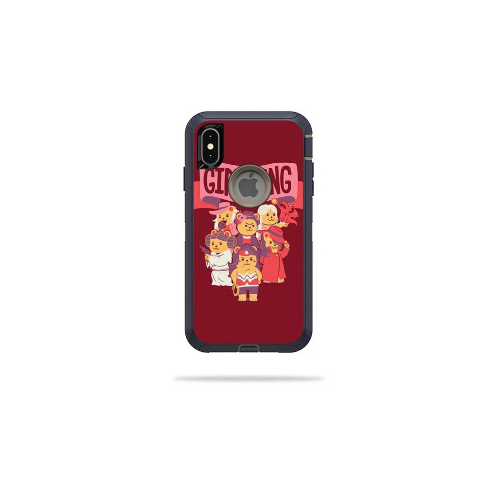 MightySkins OTDIPXSM-Girl Gang Skin for Otterbox Defender iPhone XS Max - Girl Gang-image-OPC-PB28HDW-NEW