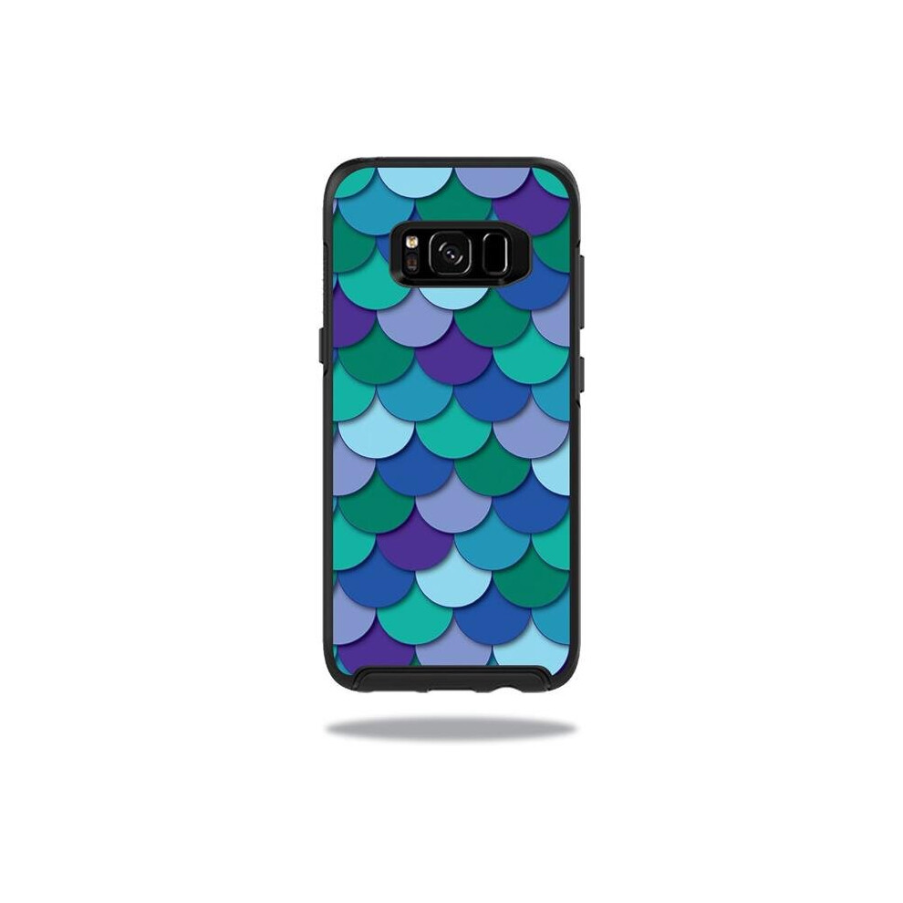 MightySkins OTSSGS8-Blue Scales Skin for Otterbox Symmetry Samsung Galaxy S8 Case Wrap Cover Sticker - Blue Scales-image-OPC-PB28KRT-NEW