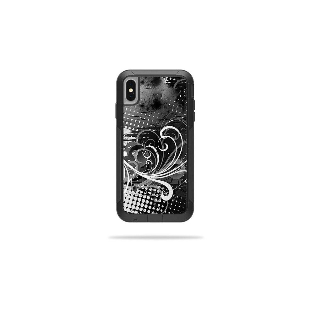 MightySkins OTPIPXSM-Black Flourish Skin for Otterbox Pursuit iPhone XS Max Case - Black Flourish-image-OPC-PB28M5B-NEW
