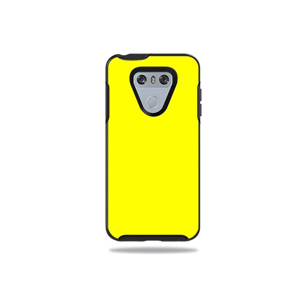 MightySkins OTSLGG6-Solid Yellow Skin for Otterbox Symmetry LG G6 Case Wrap Cover Sticker - Solid Yellow-image-OPC-PB28PFR-NEW