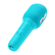 (Blue) Wireless Karaoke Microphone Portable Handheld Mic For Car Home Outdoor Party