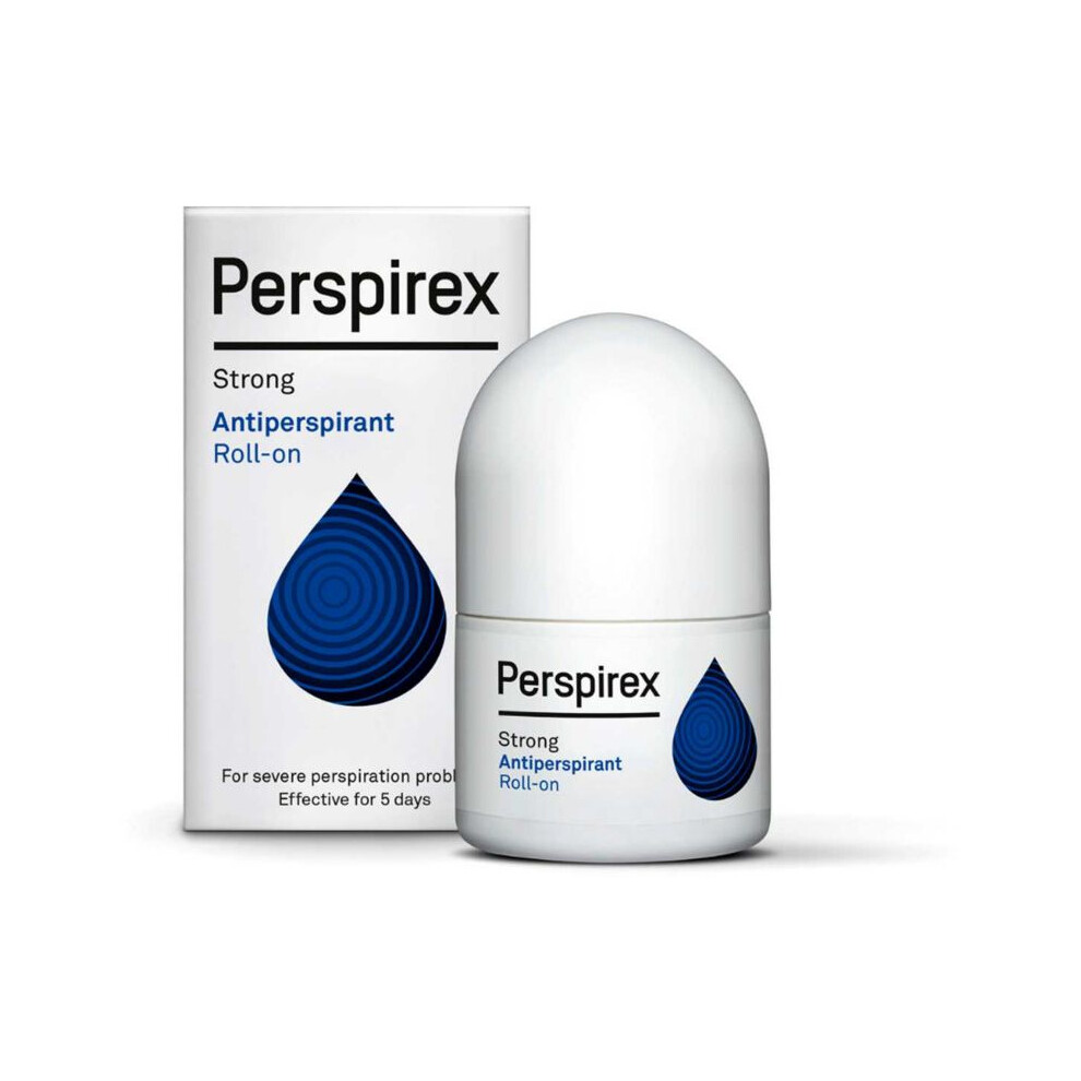 6 X Perspirex Strong Extra-Effective Antiperspirant Roll On 20ml