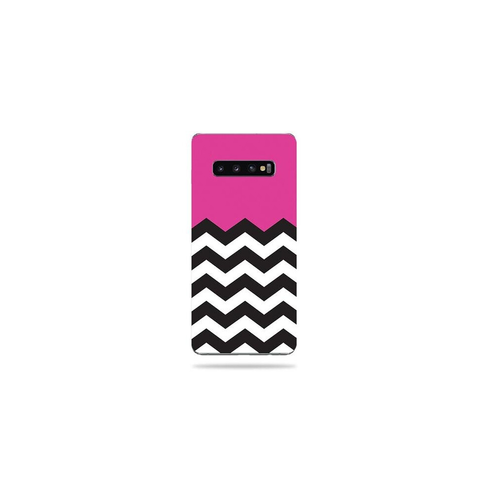 MightySkins SAGS10PL-Hot Pink Chevron Skin for Samsung Galaxy S10 Plus - Hot Pink Chevron-image-OPC-PB2927P-NEW