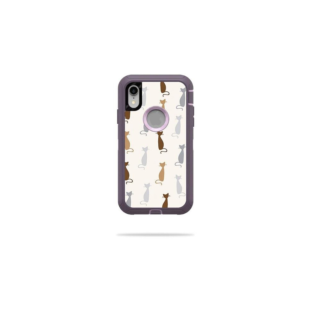 MightySkins OTDIPXR-Cat Lady Skin for Otterbox Defender iPhone XR Case - Cat Lady-image-OPC-PB292N5-NEW