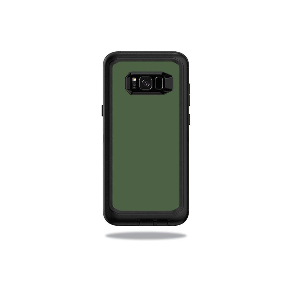 MightySkins OTDSGS8PL-Solid Olive Skin for Otterbox Defender Samsung Galaxy S8 Plus Case Wrap Cover Sticker - Solid Olive-image-OPC-PB2967S-NEW
