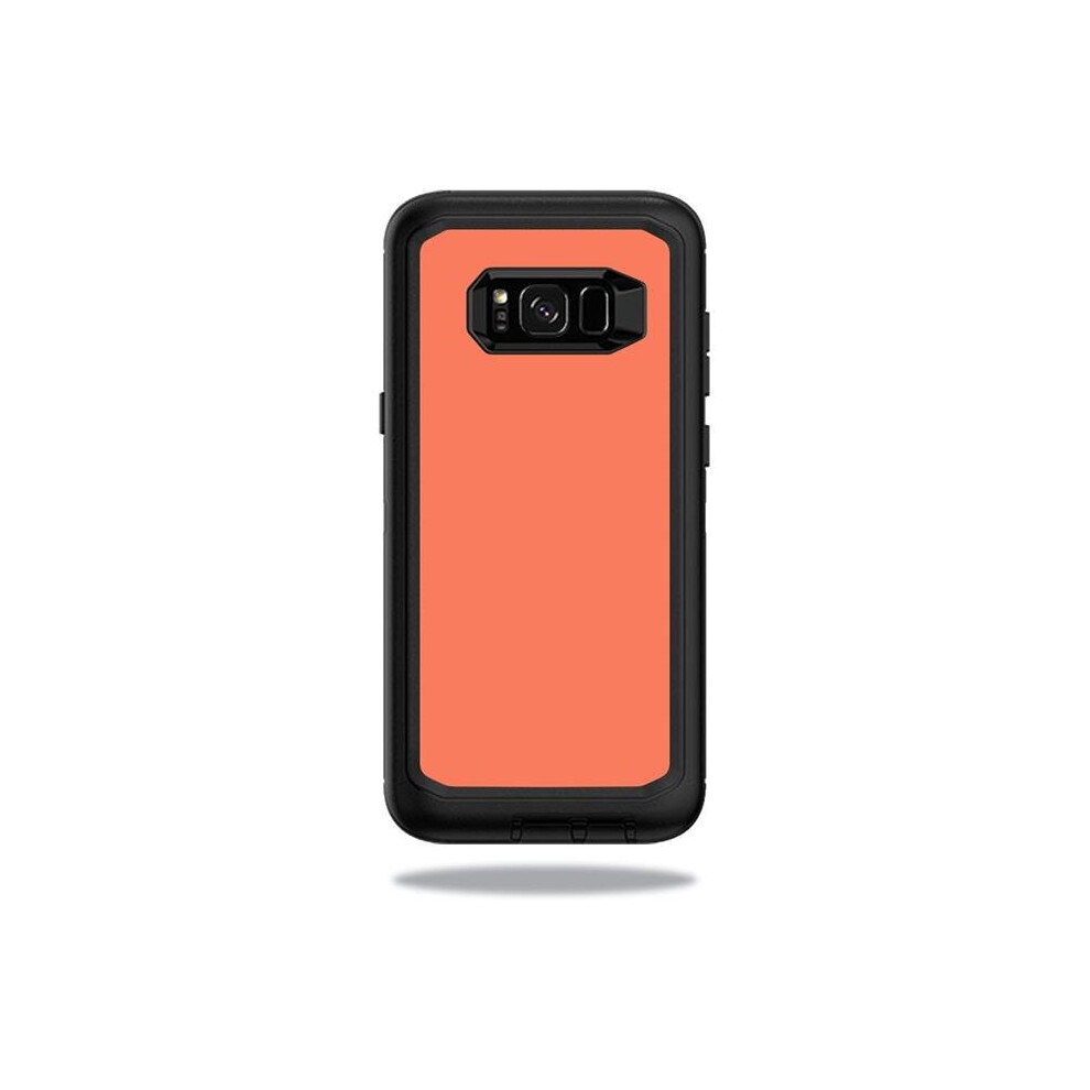 MightySkins OTDSGS8PL-Solid Salmon Skin for Otterbox Defender Samsung Galaxy S8 Plus Case Wrap Cover Sticker - Solid Salmon-image-OPC-PB2967Z-NEW