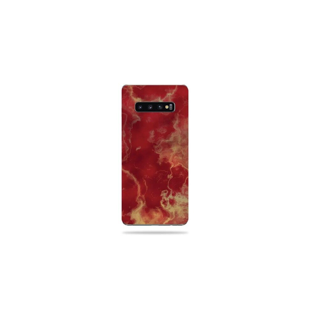 MightySkins SAGS10PL-Crimson Marble Skin for Samsung Galaxy S10 Plus - Crimson Marble-image-OPC-PB29D9V-NEW