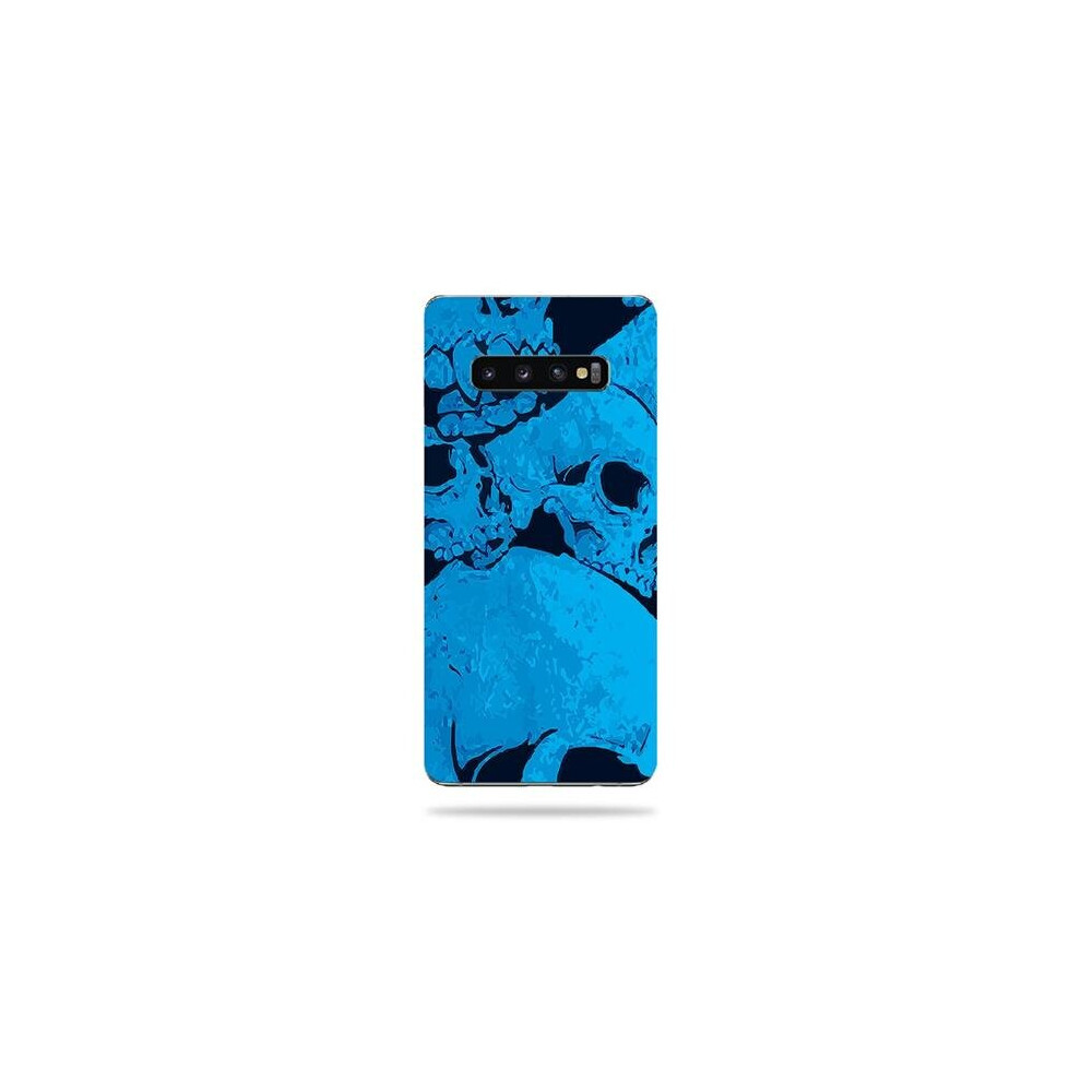 MightySkins SAGS10PL-Blue Skulls Skin for Samsung Galaxy S10 Plus - Blue Skulls-image-OPC-PB29JZ2-NEW