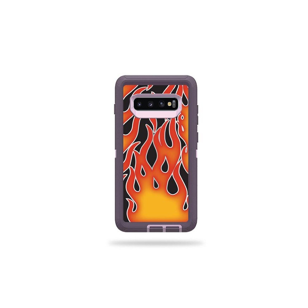 MightySkins OTDESG10PL-Hot Flames Skin for Otterbox Defender Samsung Galaxy S10 Plus - Hot Flames-image-OPC-PB29MFX-NEW