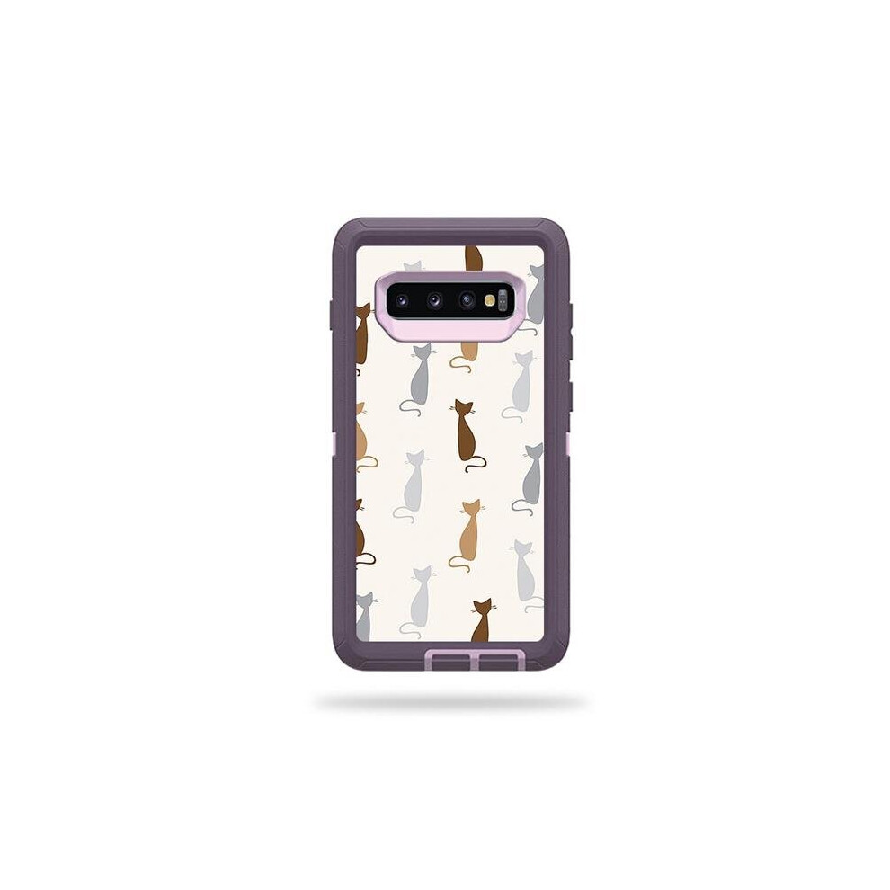 MightySkins OTDESG10-Cat Lady Skin for Otterbox Defender Samsung Galaxy S10 - Cat Lady-image-OPC-PB29MTN-NEW